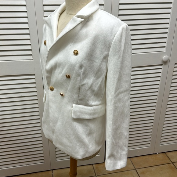 SHEIN Frenchy White Blazer Jacket Size Large - Picture 2 of 4